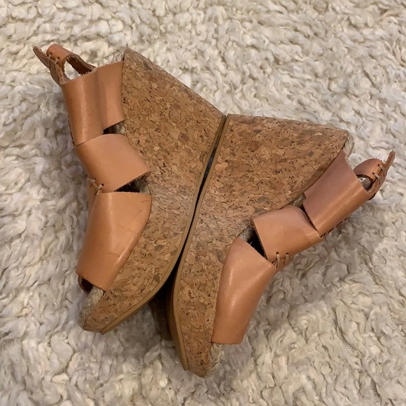 Free People Cork Wedge Heels - Picture 5 of 12